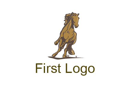 running horse illustration