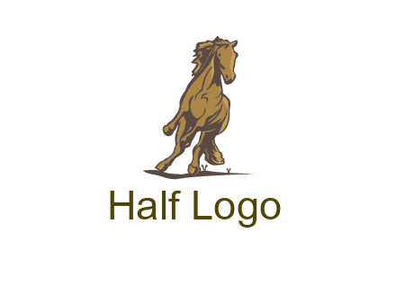 running horse illustration