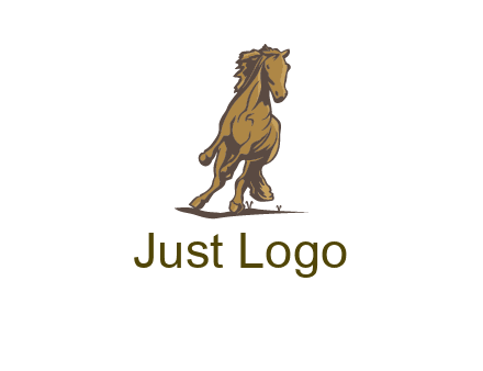 running horse illustration