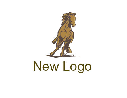 running horse illustration