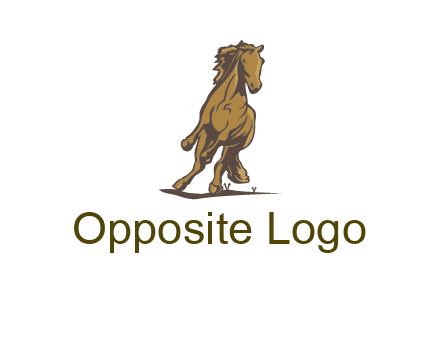 running horse illustration