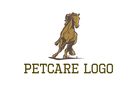 running horse illustration