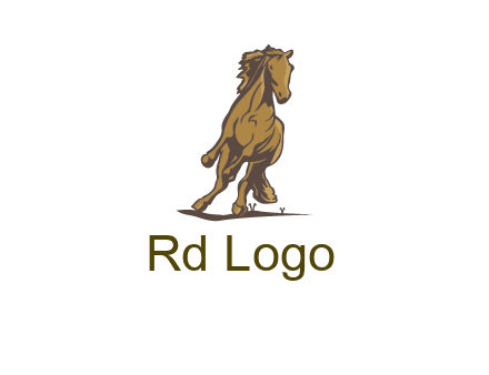 running horse illustration