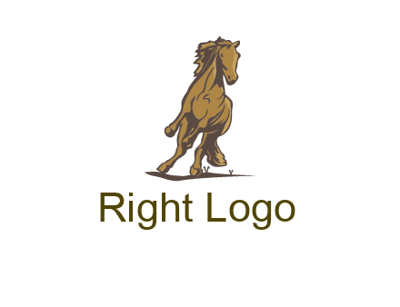 running horse illustration