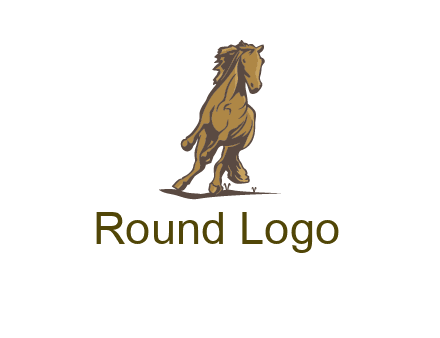 running horse illustration