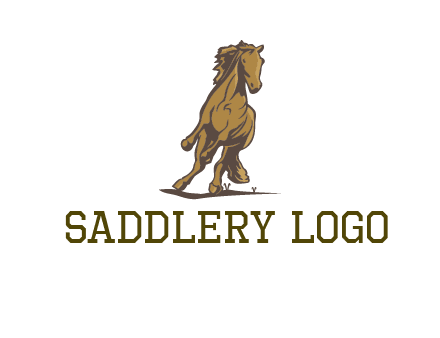 running horse illustration