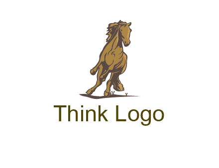 running horse illustration