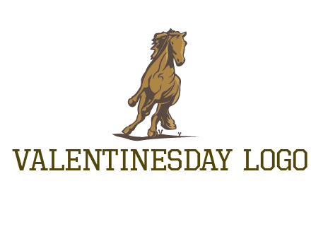 running horse illustration