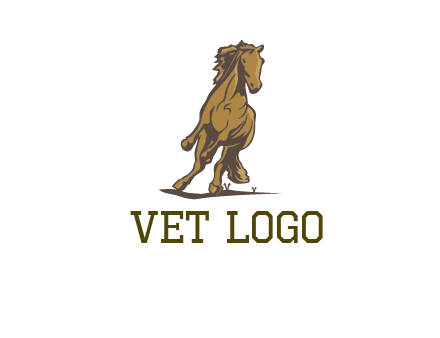 running horse illustration