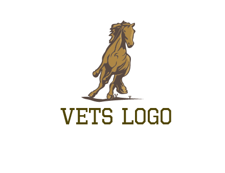 running horse illustration