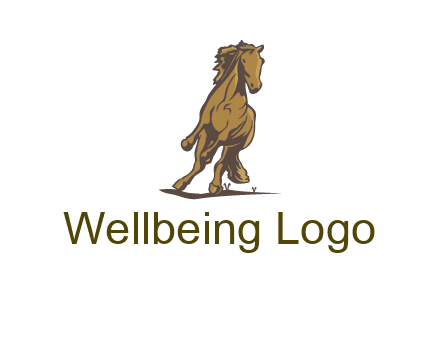 running horse illustration