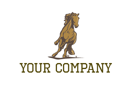 running horse illustration