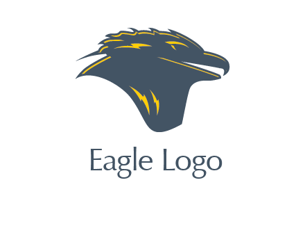 side profile hawk logo