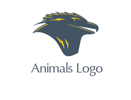 side profile hawk logo