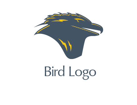 side profile hawk logo