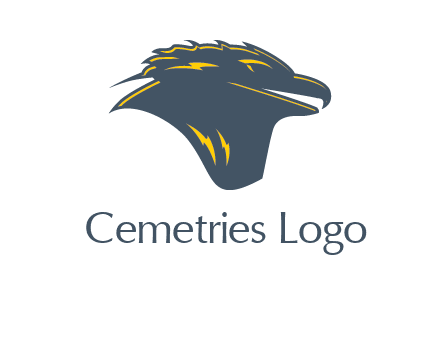 side profile hawk logo