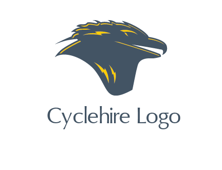 side profile hawk logo