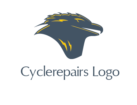 side profile hawk logo