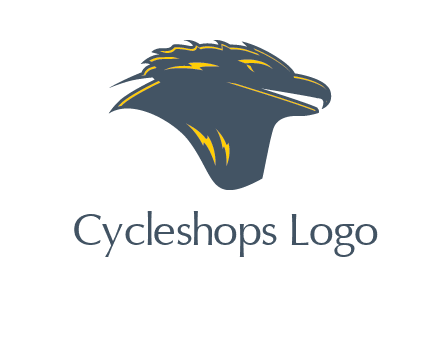 side profile hawk logo