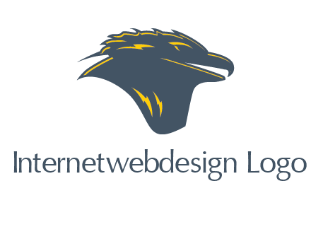 side profile hawk logo