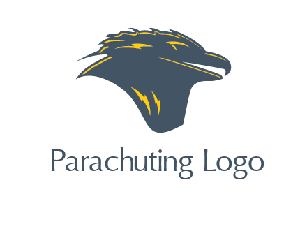 side profile hawk logo