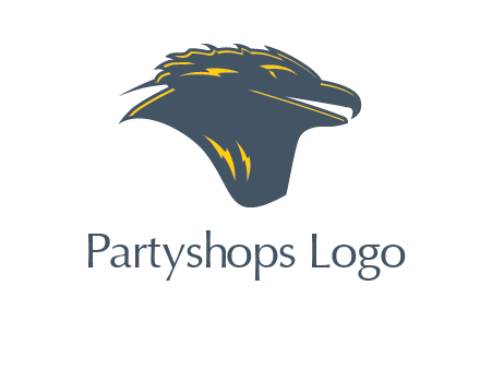 side profile hawk logo