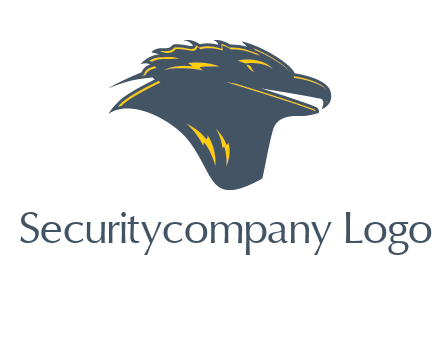 side profile hawk logo