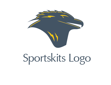 side profile hawk logo