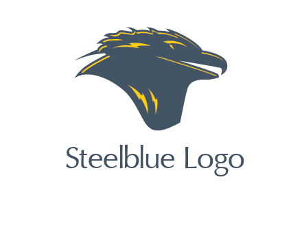 side profile hawk logo