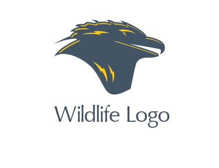 side profile hawk logo