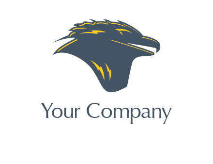 side profile hawk logo