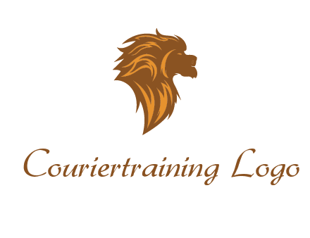 side profile lion head logo