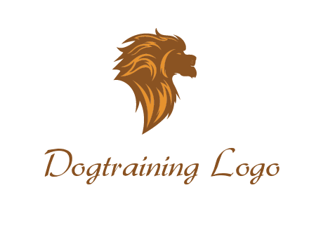 side profile lion head logo