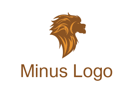 side profile lion head logo