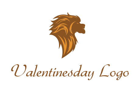 side profile lion head logo
