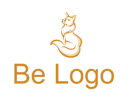 Persian cat pet logo