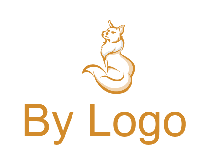 Persian cat pet logo