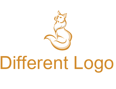 Persian cat pet logo