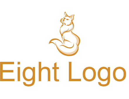 Persian cat pet logo
