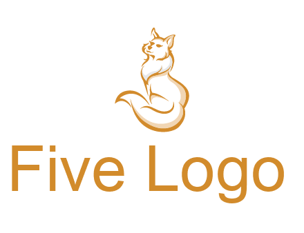 Persian cat pet logo