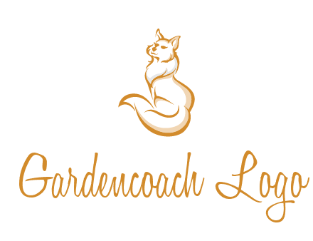 Persian cat pet logo