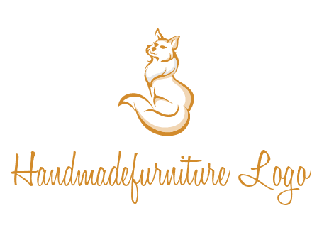 Persian cat pet logo