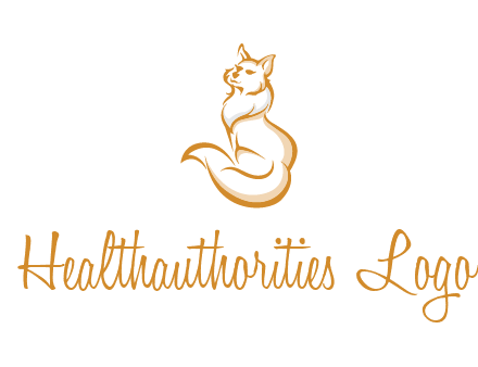 Persian cat pet logo