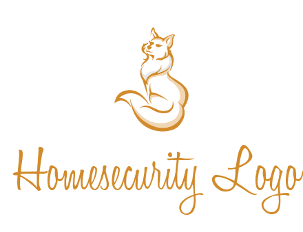 Persian cat pet logo