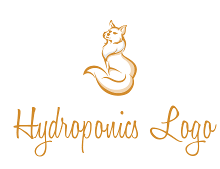 Persian cat pet logo