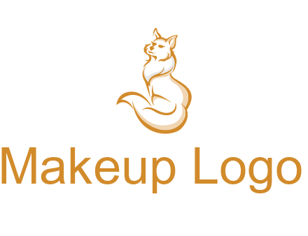 Persian cat pet logo