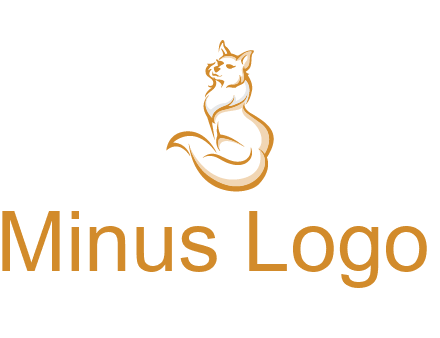 Persian cat pet logo