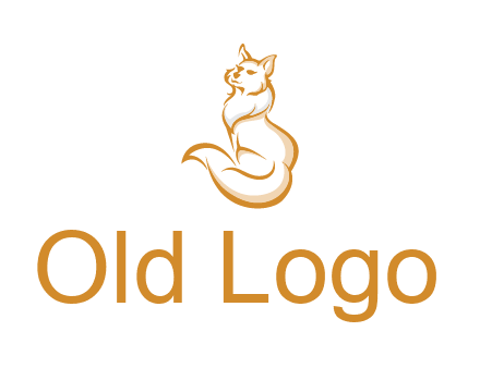 Persian cat pet logo