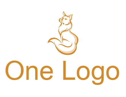 Persian cat pet logo