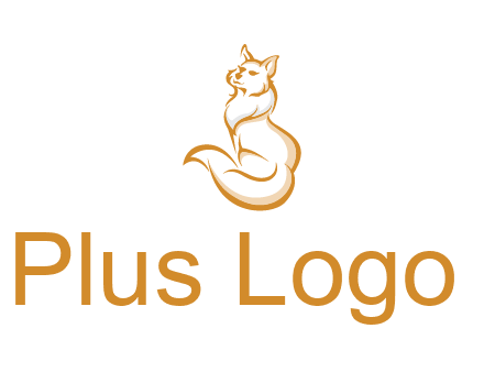 Persian cat pet logo